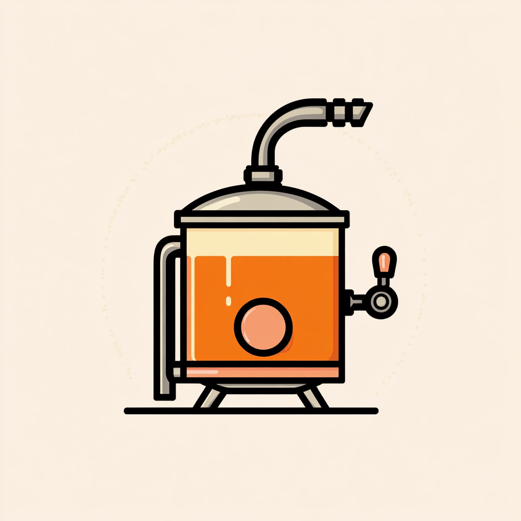 Icon of a beer brewery