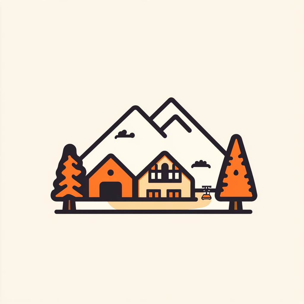 Icon of a ski resort